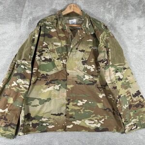 US Army OCP ACU Combat Coat Jacket Mens Large Regular Multicam Ripstop Insect